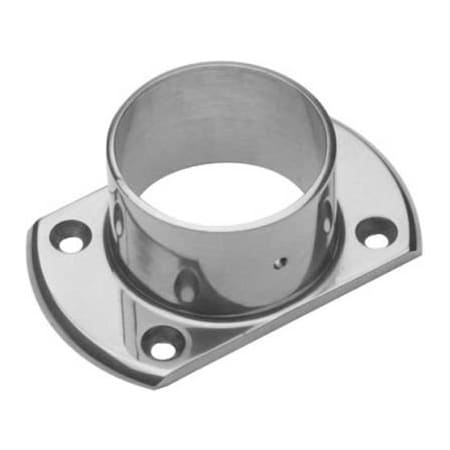 Lavi Industries Lavi Industries, Flange, Wall, Cut, for 2" Tubing, Polished Stainless Steel 40-531/2